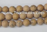 CRO91 15.5 inches 8mm round Chinese wood jasper beads wholesale