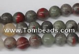 CRO92 15.5 inches 8mm round bloodstone beads wholesale