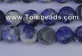 CRO952 15.5 inches 8mm round matte sodalite beads wholesale