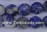 CRO954 15.5 inches 12mm round matte sodalite beads wholesale