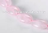 CRQ01 A grade 10*14mm oval natural rose quartz beads wholesale