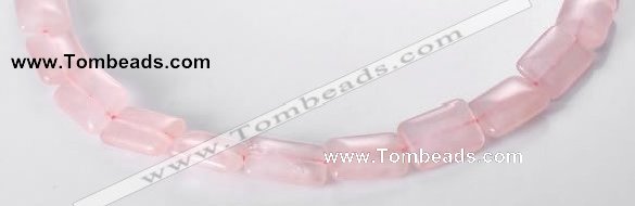 CRQ08 13*18mm rectangle A grade natural rose quartz beads