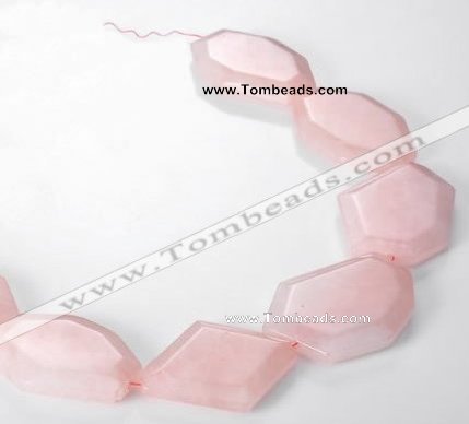 CRQ11 Freeform A grade natural rose quartz beads Wholesale