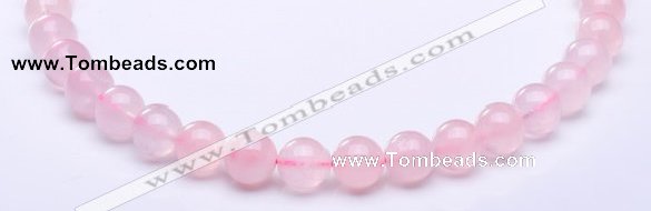 CRQ16 15.5 inches 10mm round natural rose quartz beads Wholesale