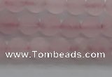 CRQ181 15.5 inches 6mm round matte rose quartz beads wholesale