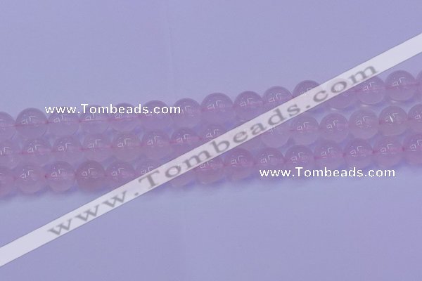 CRQ204 15.5 inches 12mm round Mozambique rose quartz beads