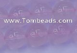 CRQ205 15.5 inches 14mm round Mozambique rose quartz beads