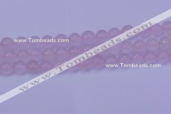 CRQ205 15.5 inches 14mm round Mozambique rose quartz beads