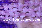 CRQ432 15.5 inches 15*16mm heart rose quartz beads wholesale