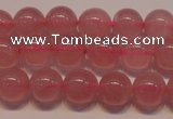 CRQ451 15.5 inche 6mm round A grade Madagascar rose quartz beads