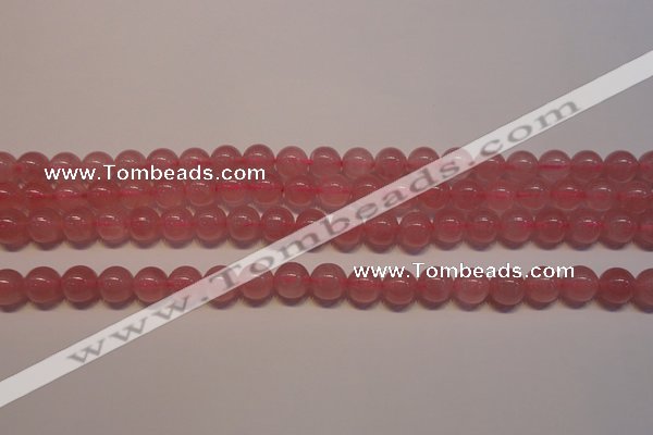 CRQ451 15.5 inche 6mm round A grade Madagascar rose quartz beads