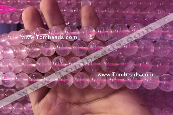 CRQ473 15.5 inches 12mm round rose quartz gemstone beads