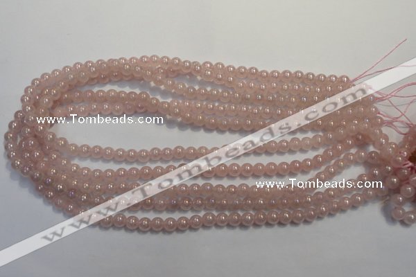 CRQ501 15.5 inches 6mm round AB-color rose quartz beads