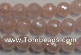 CRQ513 15.5 inches 10mm faceted round AB-color rose quartz beads