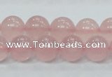 CRQ53 15.5 inches 12mm round natural rose quartz beads wholesale