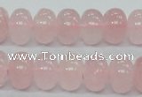 CRQ55 15.5 inches 10*16mm rondelle natural rose quartz beads