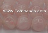 CRQ673 15.5 inches 12mm round rose quartz beads wholesale