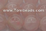 CRQ674 15.5 inches 14mm round rose quartz beads wholesale