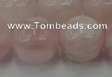 CRQ676 15.5 inches 16mm round rose quartz beads wholesale