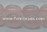 CRQ68 15.5 inches 16*20mm egg-shaped natural rose quartz beads