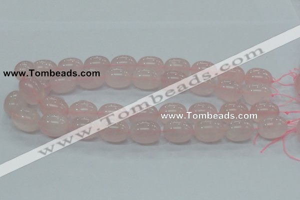 CRQ68 15.5 inches 16*20mm egg-shaped natural rose quartz beads