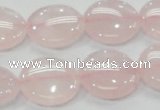 CRQ73 15.5 inches 20mm flat round natural rose quartz beads