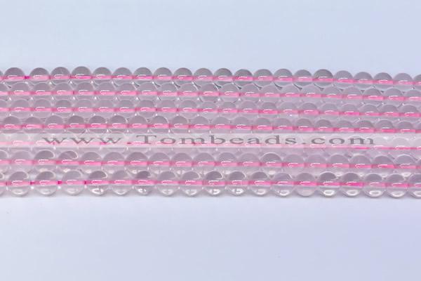 CRQ790 15.5 inches 6mm round rose quartz gemstone beads