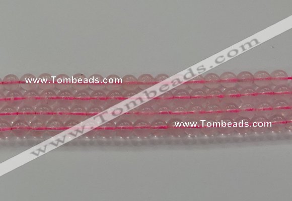 CRQ850 15.5 inches 6mm round natural rose quartz gemstone beads