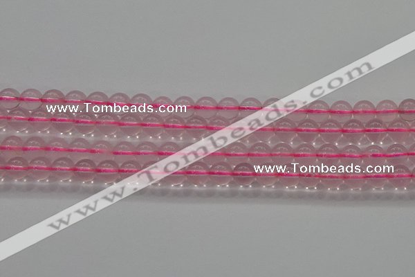 CRQ855 15.5 inches 6mm round natural rose quartz gemstone beads