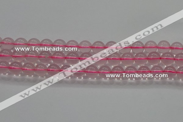 CRQ856 15.5 inches 8mm round natural rose quartz gemstone beads