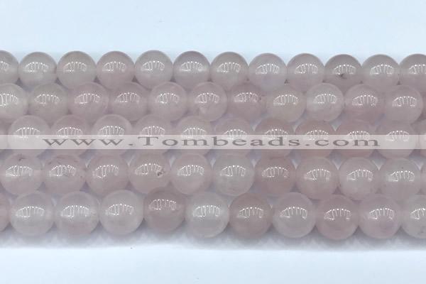 CRQ888 15 inches 10mm round rose quartz beads, 2mm hole