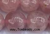 CRQ894 15 inches 12mm round Madagascar rose quartz beads