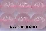 CRQ902 15 inches 10mm round rose quartz beads