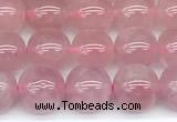 CRQ905 15 inches 6mm round Madagascar rose quartz beads