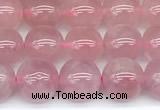 CRQ905 15 inches 6mm round Madagascar rose quartz beads