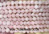 CRQ917 15 inches 6mm round Madagascar rose quartz beads wholesale