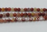 CRS01 15.5 inches 4mm round rainbow stone beads wholesale