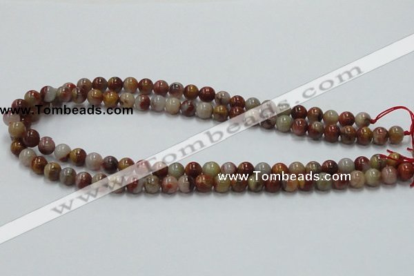 CRS03 15.5 inches 8mm round rainbow stone beads wholesale