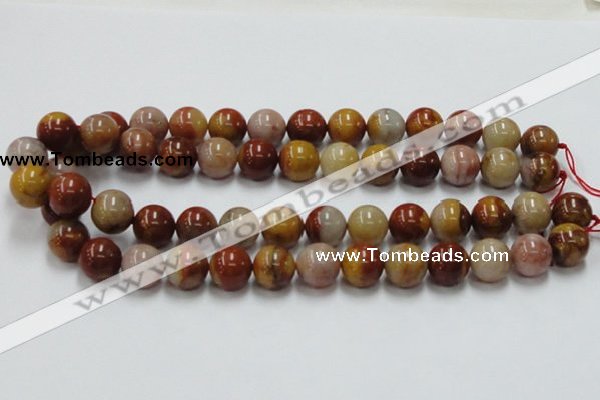 CRS05 15.5 inches 14mm round rainbow stone beads wholesale