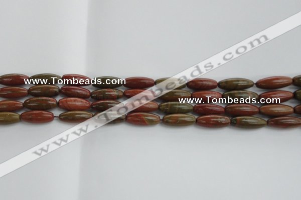 CRS100 15.5 inches 8*20mm rice rainbow jasper stone beads