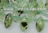 CRU136 15.5 inches 9*17mm marquise green rutilated quartz beads