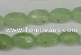 CRU179 9*11mm – 12*18mm faceted nuggets green rutilated quartz beads