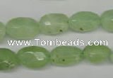 CRU179 9*11mm – 12*18mm faceted nuggets green rutilated quartz beads