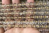 CRU630 15.5 inches 7mm round golden rutilated quartz beads