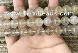 CRU633 15.5 inches 12mm round golden rutilated quartz beads