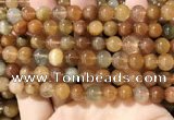 CRU948 15.5 inches 8mm round mixed rutilated quartz beads