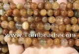 CRU948 15.5 inches 8mm round mixed rutilated quartz beads