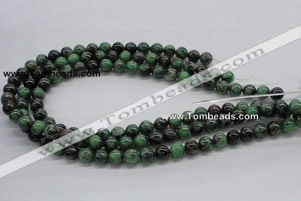 CRZ03 15.5 inches 10mm round ruby zoisite gemstone beads Wholesale