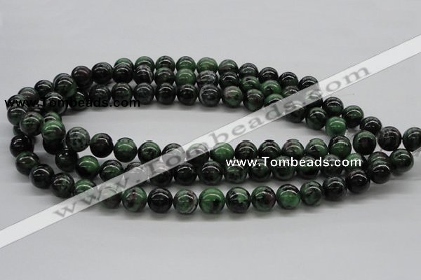CRZ04 15.5 inches 12mm round ruby zoisite gemstone beads Wholesale