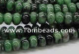 CRZ06 15.5 inches 5*8mm rondelle ruby zoisite gemstone beads Wholesale